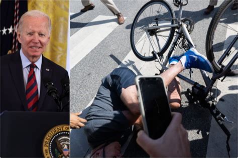 Biden Falls Off Bike Memes